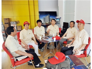 研究院专家团应邀为山东某地产进行风水布局指导
